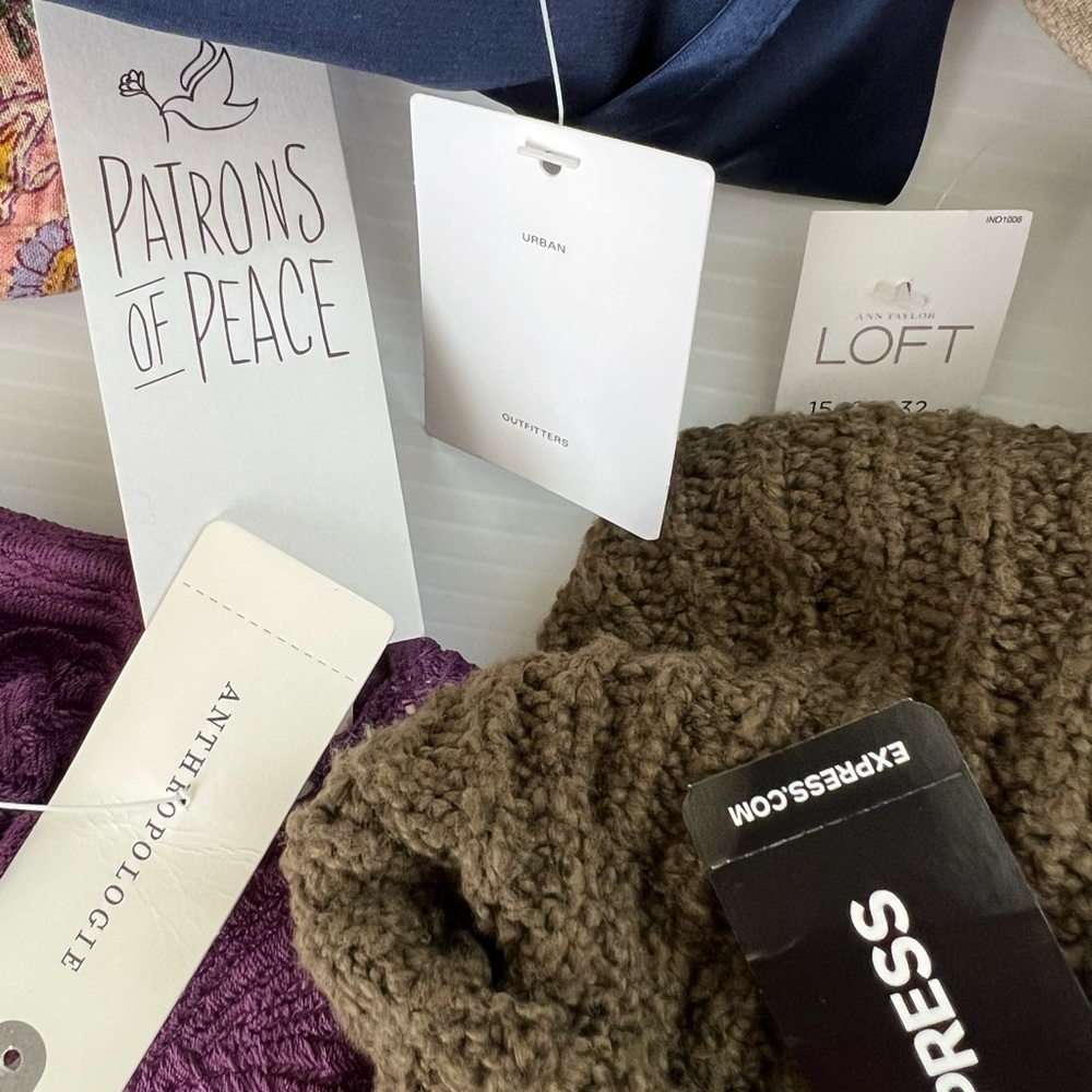 5 Items New With Tags Reseller Mystery Box, Various sizes